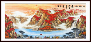 聚宝盆国画