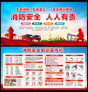 消防安全宣传栏
