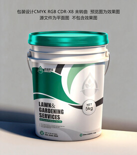 绿色桶装墙面乳胶漆