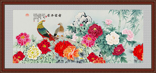 花开富贵牡丹图