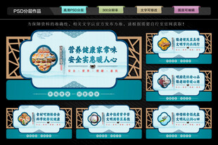 社区食堂文化墙