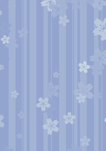 淡蓝条纹底雪花图案背景