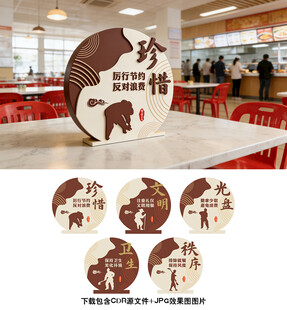 食堂展板