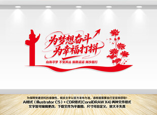 新年贺词文化墙