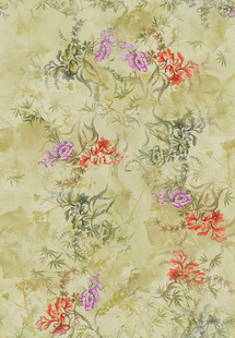 复古花卉图案背景