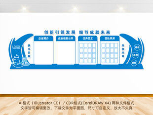企业形象活动风采业务介绍文化墙