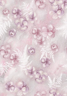 淡粉花卉纹理图案