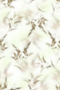 淡雅水墨枝叶纹理图案