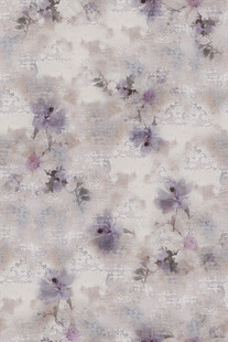淡紫色花卉纹理布料图案