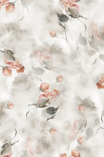 水墨花卉纹理图案