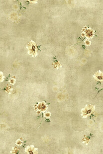 复古小花纹墙纸图案设计