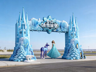 冰雪城堡门头