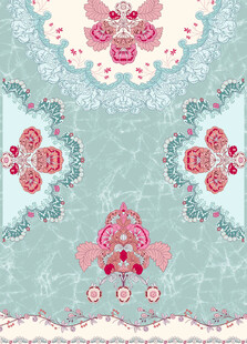 复古花卉图案装饰背景