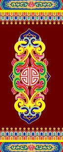 藏式蒙式婚礼包柱