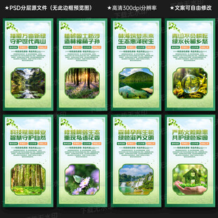 林业局宣传展板