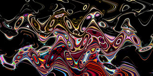 ktv酒吧抽象炫酷背景墙