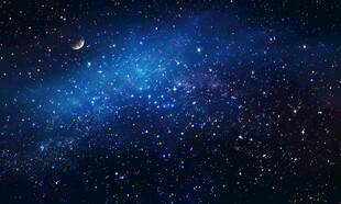 黑色宇宙星空背景图