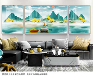 中式山水装饰画