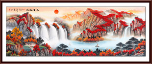  国画山水风景画