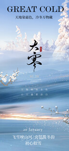 大寒海报