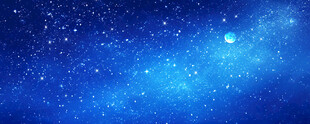 蓝色星空图