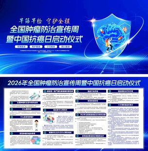 2026年全国肿瘤防治周宣传栏