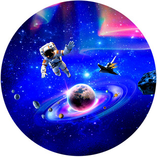 圆形星空