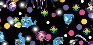 卡通派对元素图案背景