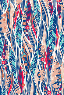 多彩民族风几何图案纹理