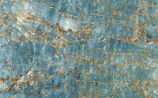 蓝金色大理石纹理背景