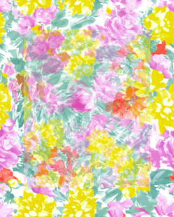 缤纷花卉图案背景
