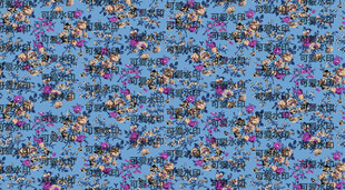 蓝色多彩抽象图案纹理