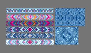 民族花边壮族装饰边