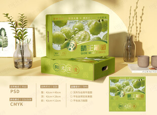 晴王葡萄礼盒包装