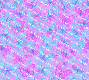 梦幻蝴蝶渐变图案背景