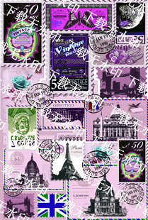 英国主题邮票合集