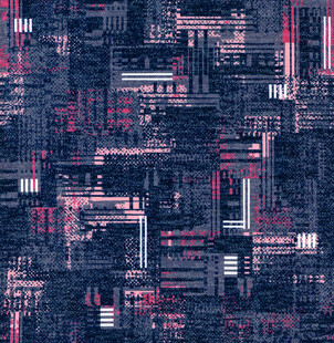 抽象几何像素风图案背景