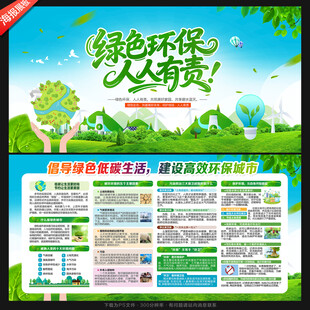 环保展板