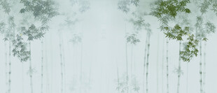 新中式水墨竹影 竹林背景墙