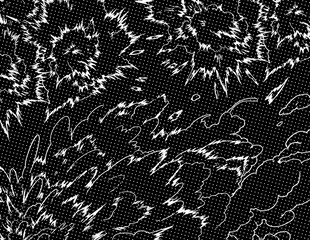 黑白抽象线条纹理图案