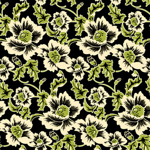 复古花卉图案背景