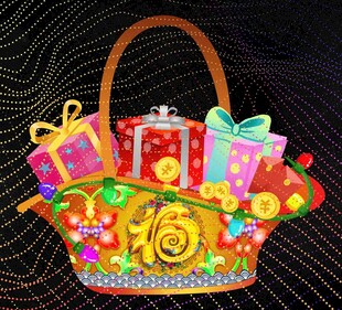 节日礼品篮 满载美好祝福