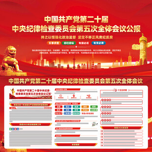 二十届中央纪委五次全会