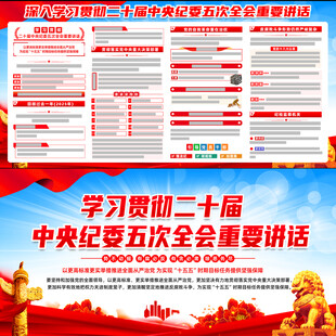 二十届中央纪委五次全会重要讲话