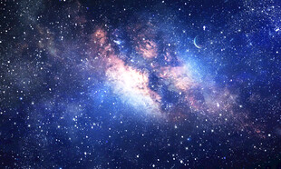 蓝色星空天花软膜