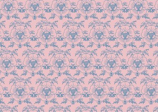 粉色花卉图案面料纹理梅花纹