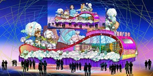 彩车花车效果图