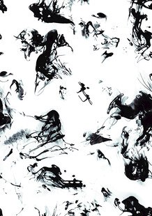 黑白水墨抽象纹理图案