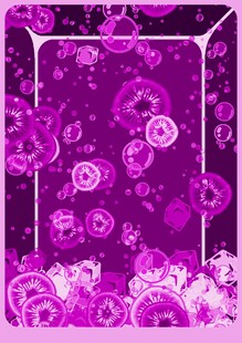 梦幻紫色汽水背景图案