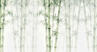 竹影 水墨灯箱竹林